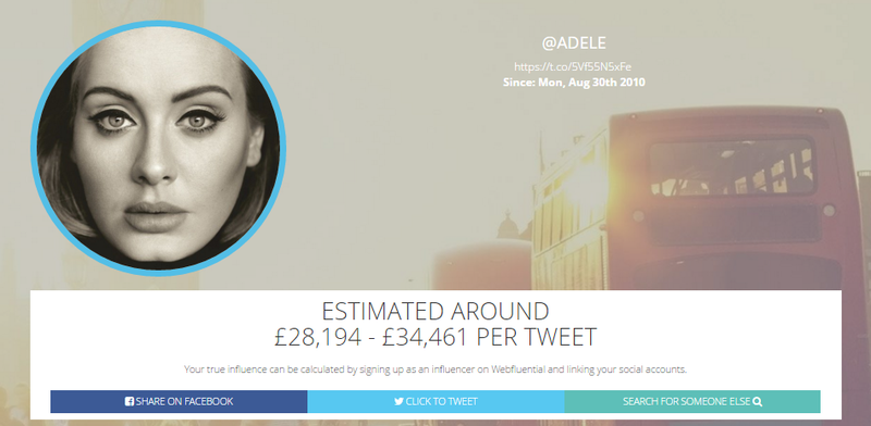 Illustration for article titled Let’s calculate how much celebrities are worth on a per-tweet basis